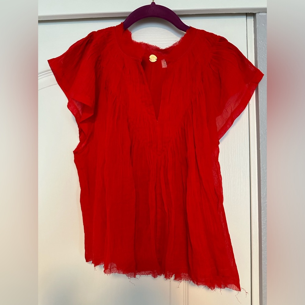 NWT free people red padma size medium!